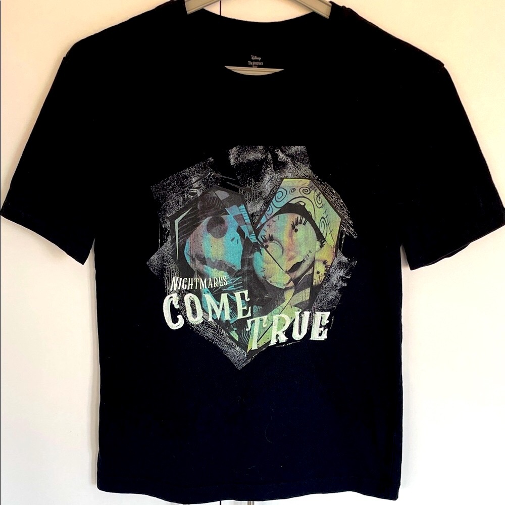 Disney Nightmare Before Christmas Graphic T-Shirt Tim Burton Unisex Small